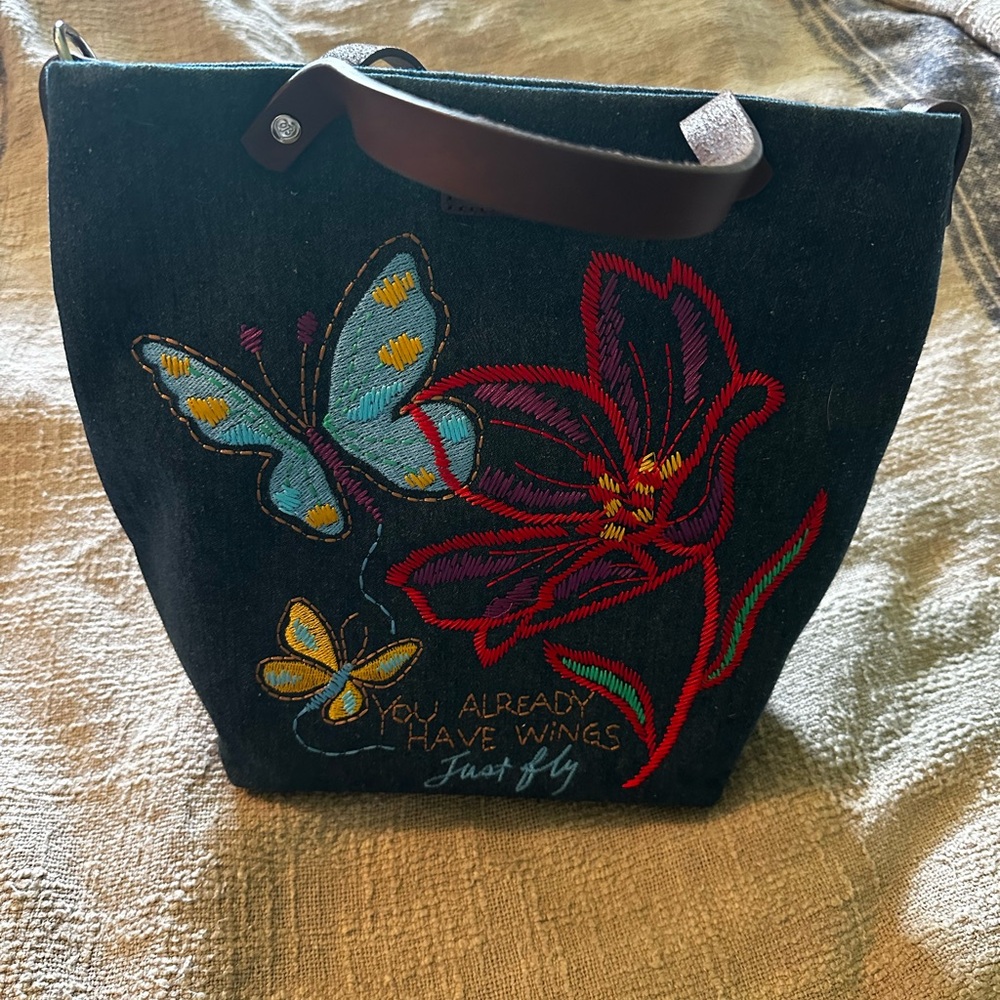 Brighton Jean bag with removable shoulder strap. Almost new. Used once.